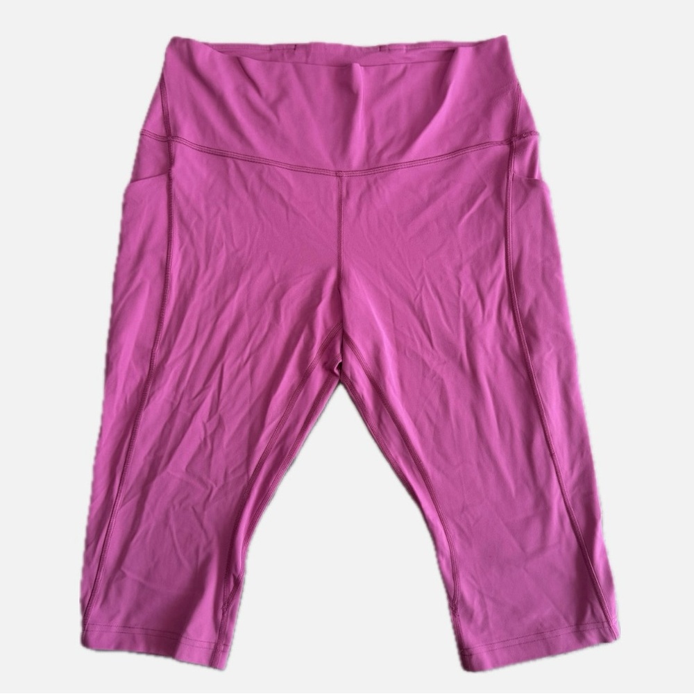 Lululemon Align with Pockets Cropped Pink Leggings